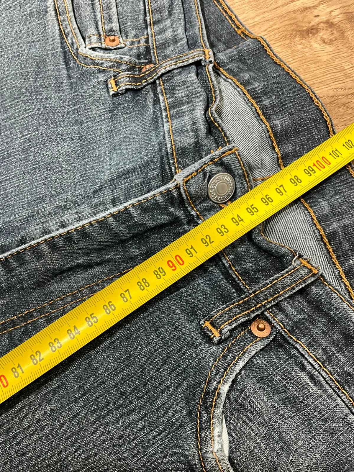 Jean Levi’s Homme 513 Slim Straight W34 L30 Vintage Noir Lvh 219 – photo 15